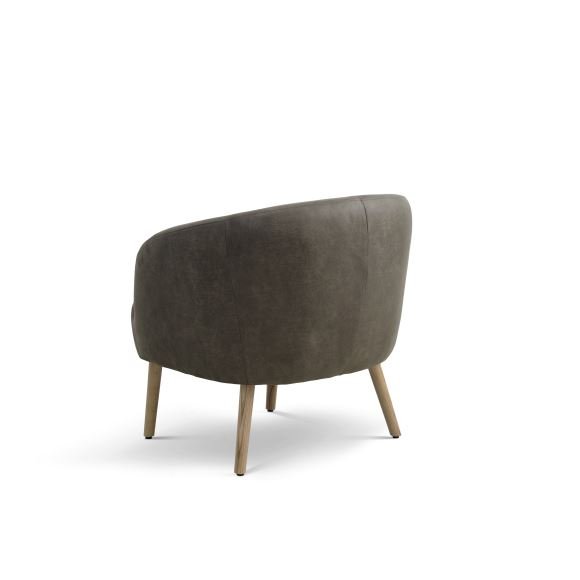 Conrad loungestol, m. armln - skovgrn micro lder bull og natur tr