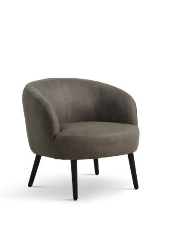 Conrad loungestol, m. armln - skovgrn micro lder bull og sort tr