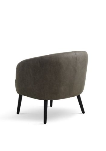 Conrad loungestol, m. armln - skovgrn micro lder bull og sort tr