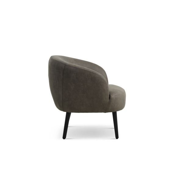 Conrad loungestol, m. armln - skovgrn micro lder bull og sort tr