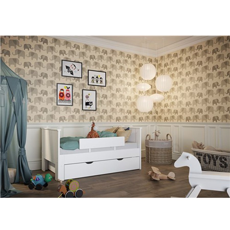 STEENS Alba sengeskuffe til udtrksseng - hvid MDF