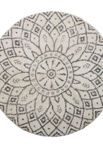 BLOOMINGVILLE Acton Tppe, Sort, Bomuld D: 120cm