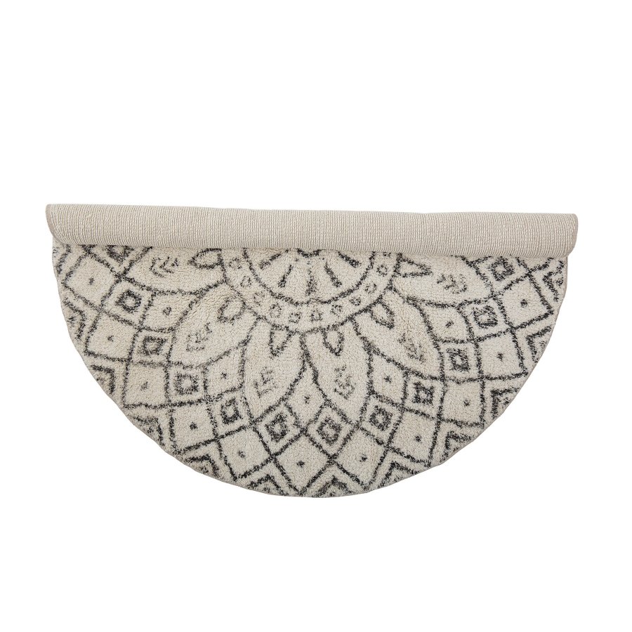 BLOOMINGVILLE Acton Tppe, Sort, Bomuld D: 120cm