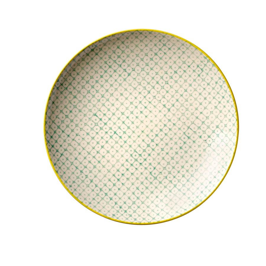 BLOOMINGVILLE Carla Tallerken, Stentj, Assorteret, D: 20cm