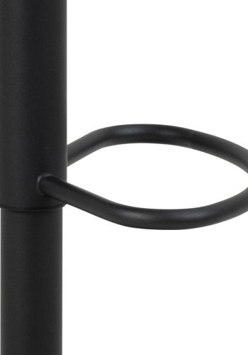 ACT NORDIC Brooke barstol, m. rygln, armln, drejefunktion, gaspatron - beige fljl og sort stl