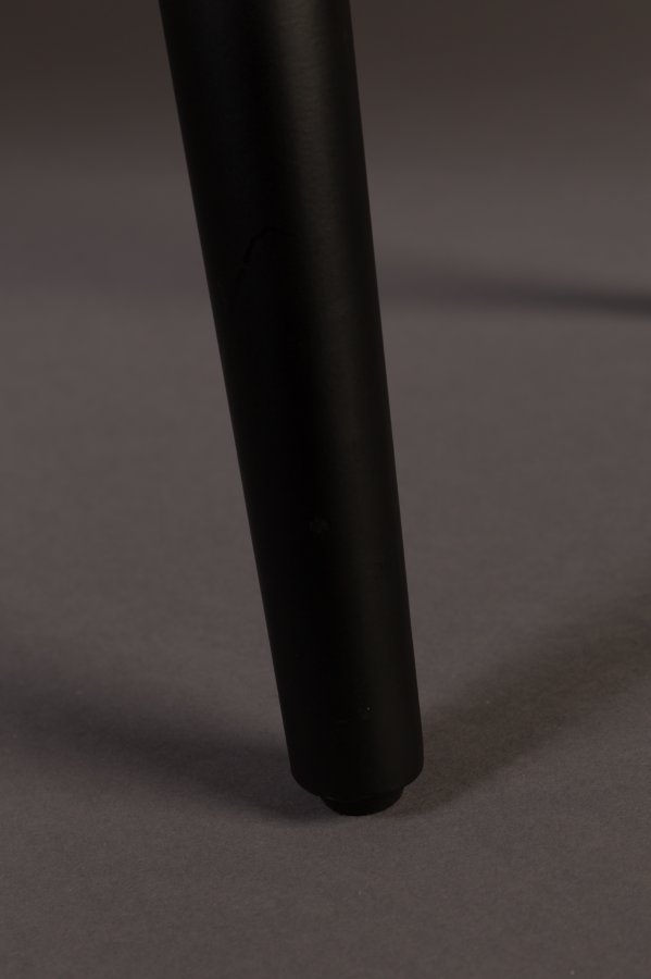 DUTCHBONE Alagon spisebordsbnk, rektangulr - brun valnddefinér og sort stl (120X40)