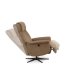 Tristan recliner stol, manuel, m. vippefunktion, fodskammel og armln - mandel mikro lder bull