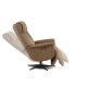 Tristan recliner stol, m. 2 motorer, vippefunktion, fodskammel og armln - mandel micro lder bull