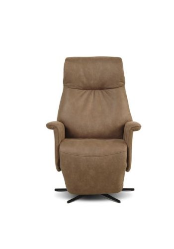 Tristan recliner stol, m. 2 motorer, vippefunktion, fodskammel og armln - mandel micro lder bull