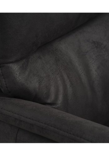 Max recliner stol, m. 2 motorer, sdelft, vippefunktion, fodskammel, armln - onyx sort micro lder