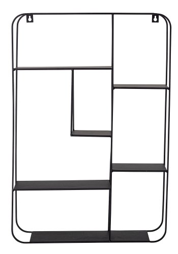 BLOOMINGVILLE Ebert vghylde, rektangulr - sort metal