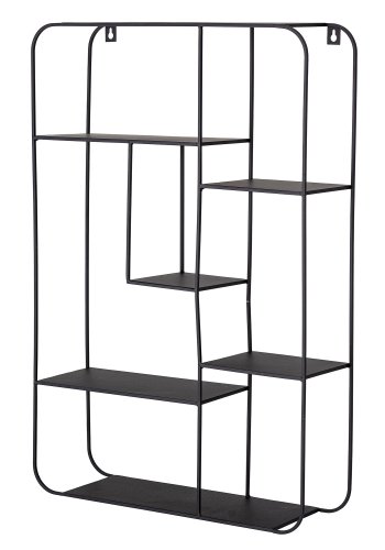 BLOOMINGVILLE Ebert vghylde, rektangulr - sort metal