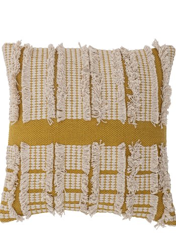 BLOOMINGVILLE Cea Pude, Gul, Bomuld W: 45cm, L: 45cm