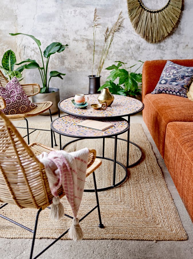 BLOOMINGVILLE Gorm Deko Vase, Sort, Terrakotta