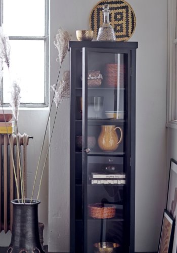 BLOOMINGVILLE Gorm Deko Vase, Sort, Terrakotta