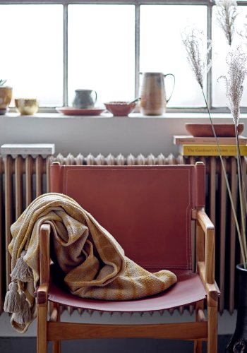 BLOOMINGVILLE Gorm Deko Vase, Sort, Terrakotta