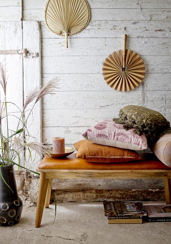 BLOOMINGVILLE Gorm Deko Vase, Sort, Terrakotta