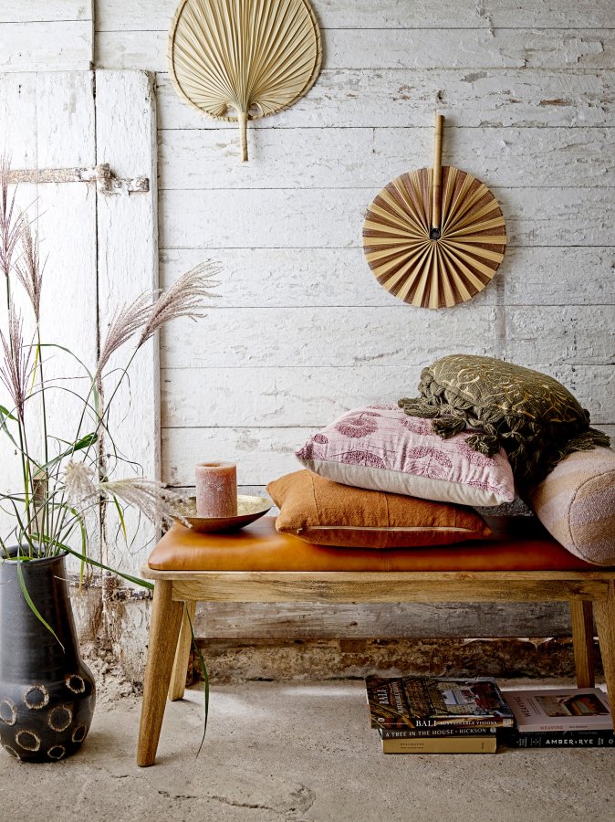 BLOOMINGVILLE Gorm Deko Vase, Sort, Terrakotta