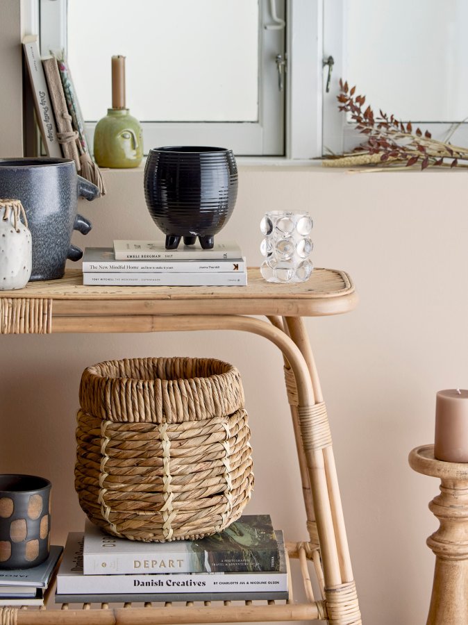 BLOOMINGVILLE Noore Piedestal Lysestage, Natur, Mango