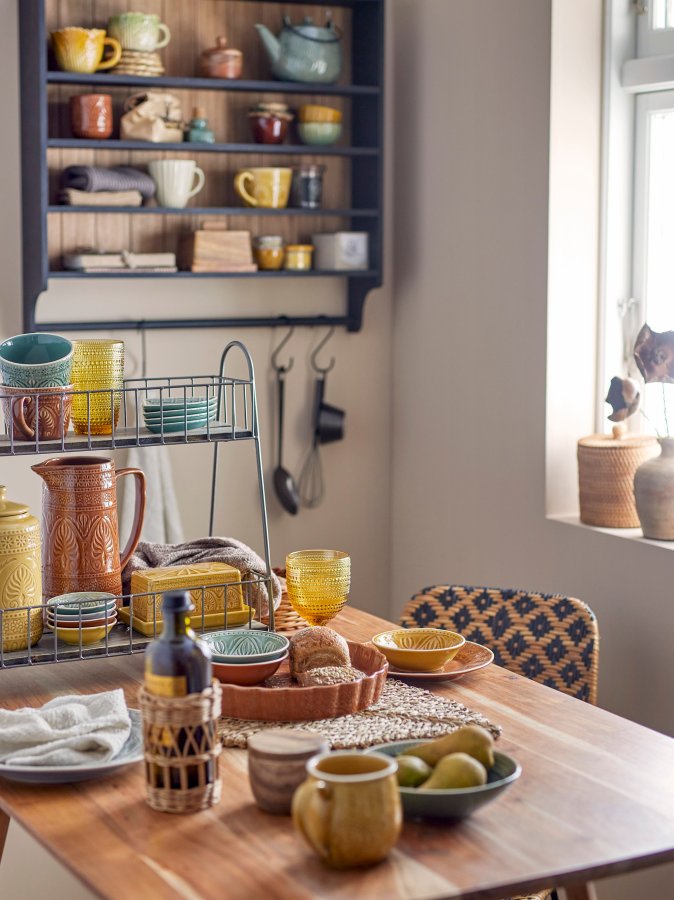 BLOOMINGVILLE Jala Kurv, Natur, Rattan, st af 2