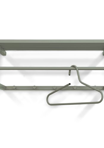SPINDER DESIGN Marco Color Edition hattehylde, m. 5 knager og 1 bjlestang - stvet grn stl