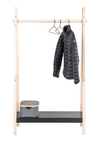 HOUSE NORDIC  Torino Tjstativ - Tjstativ, MDR/kejsertr, naturt/sort94,5x39x170 cm