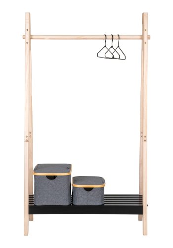 HOUSE NORDIC  Torino Tjstativ - Tjstativ, MDR/kejsertr, naturt/sort94,5x39x170 cm