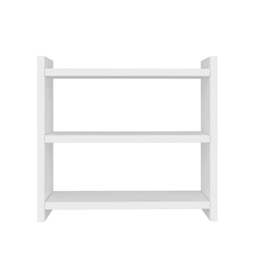 NORDVÄRK Cosmic kkkenhylde, m. 3 hylder - hvid melamin