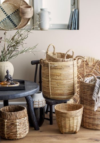 BLOOMINGVILLE Taym Deko Vase, Natur, Terrakotta