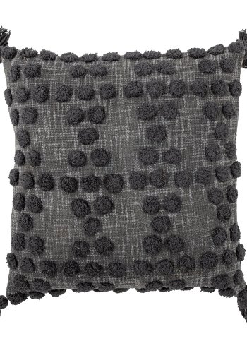 BLOOMINGVILLE Adiva Pude, Gr, Bomuld, W: 45cm, L: 45cm