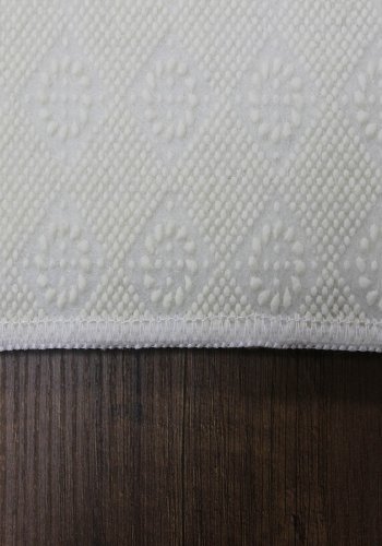 TEPPI EEXFAB445 Hall gulvtppe, m. mnster, rektangulr - multifarvet polyester (80x300)