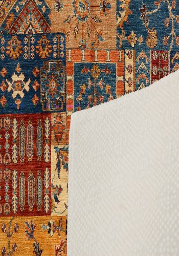 TEPPI EEXFAB445 Hall gulvtppe, m. mnster, rektangulr - multifarvet polyester (80x300)