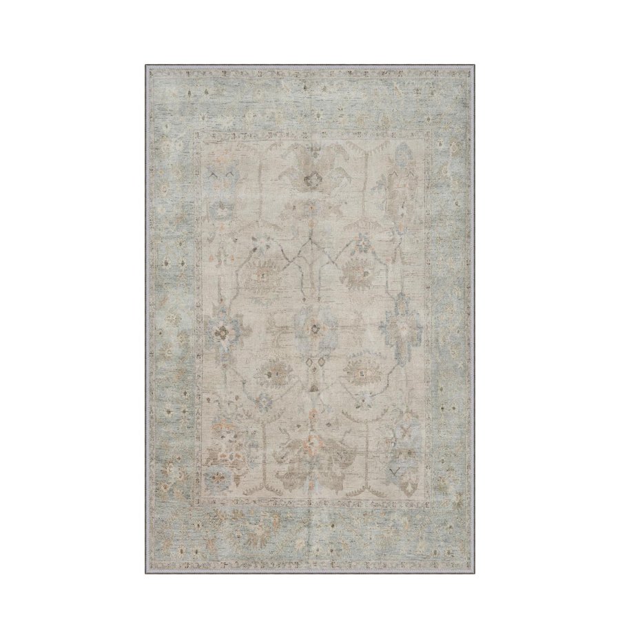 TEPPI EEXFAB447 gulvtppe, m. mnster, rektangulr - multifarvet polyester (160x230)