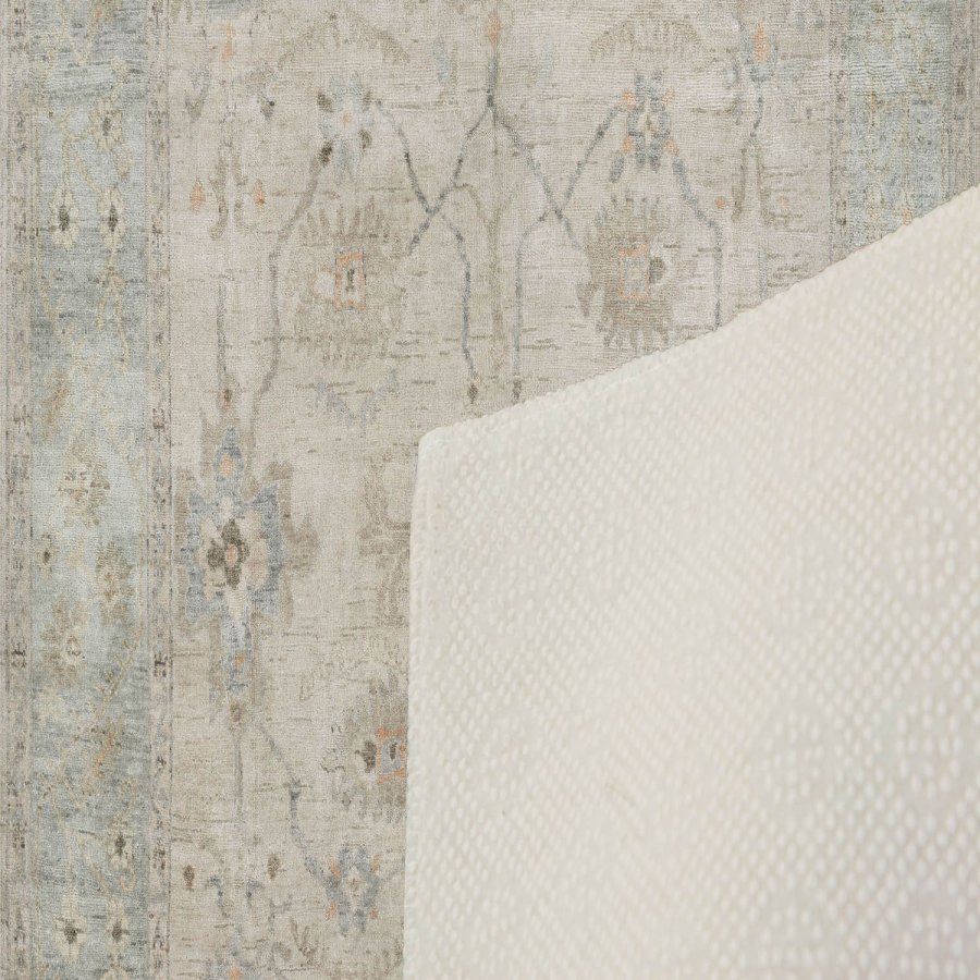 TEPPI EEXFAB447 gulvtppe, m. mnster, rektangulr - multifarvet polyester (160x230)