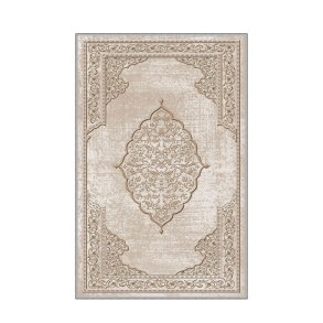 TEPPI EEXFAB621 gulvtppe, m. mnster, rektangulr - multifarvet polyester (120x180)