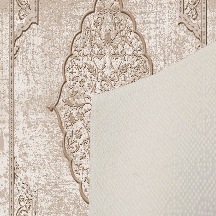 TEPPI EEXFAB621 gulvtppe, m. mnster, rektangulr - multifarvet polyester (120x180)