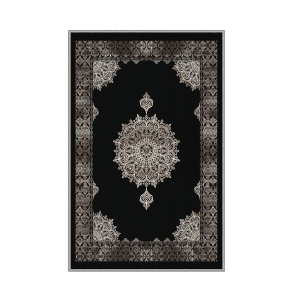 TEPPI EEXFAB649 gulvtppe, m. mnster, rektangulr - multifarvet polyester (120x180)