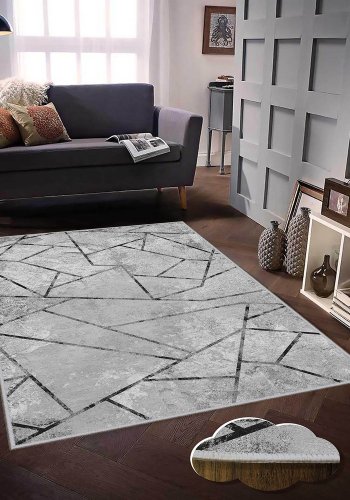 TEPPI EEXFAB825 Hall gulvtppe, m. mnster, rektangulr - multifarvet polyester (100x200)