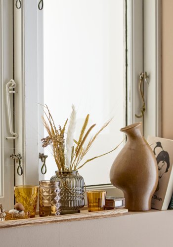 BLOOMINGVILLE Celin Vase, Brun, Stentj