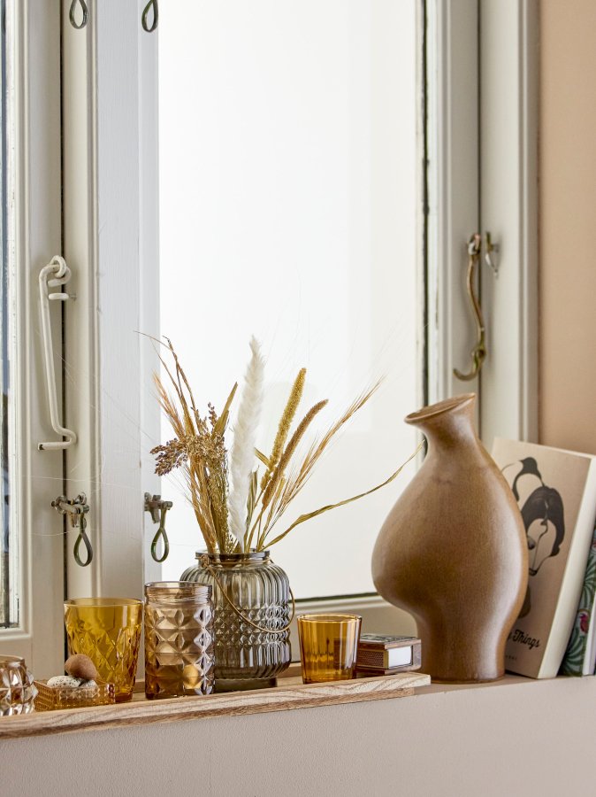 BLOOMINGVILLE Celin Vase, Brun, Stentj