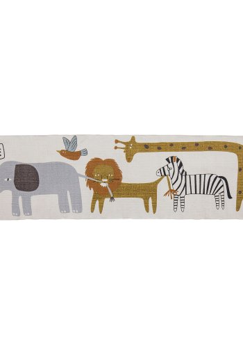 BLOOMINGVILLE MINI Neah Tppe, Hvid, Bomuld W: 50cm, L: 200cm