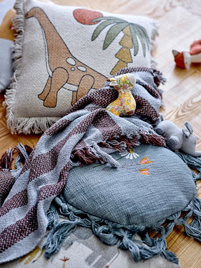 BLOOMINGVILLE MINI Neah Tppe, Hvid, Bomuld W: 50cm, L: 200cm