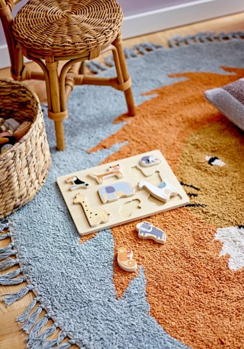 BLOOMINGVILLE MINI Leroy Tppe, Bl, Bomuld D: 130cm