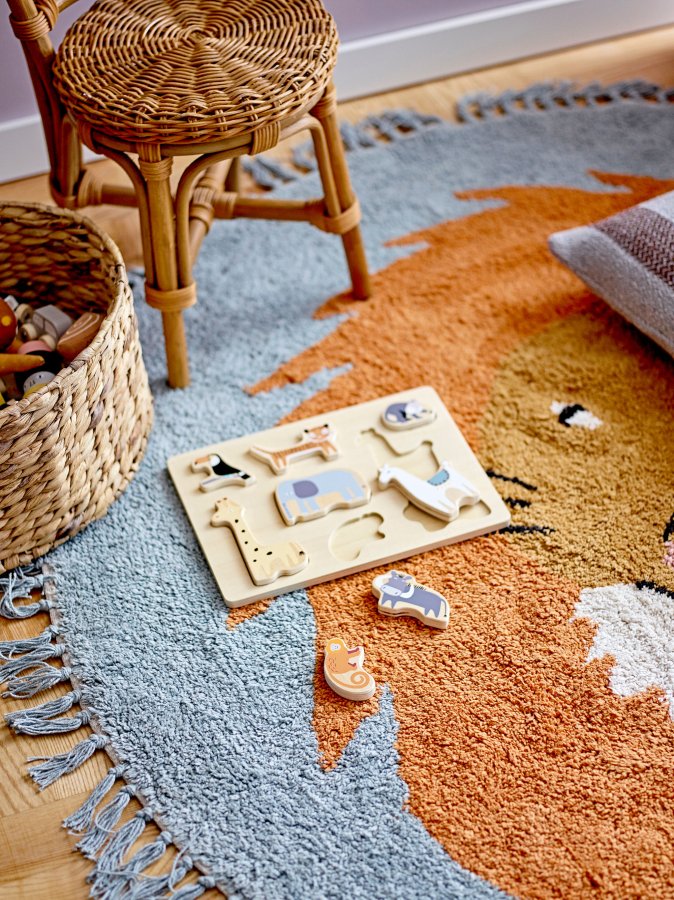 BLOOMINGVILLE MINI Leroy Tppe, Bl, Bomuld D: 130cm