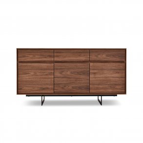 Tokyo Small sknk, m. 3 lger og 3 skuffer - brun valnd (155x45)