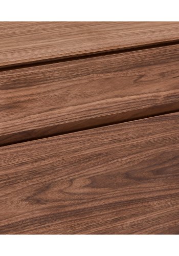 Tokyo Small sknk, m. 3 lger og 3 skuffer - brun valnd (155x45)