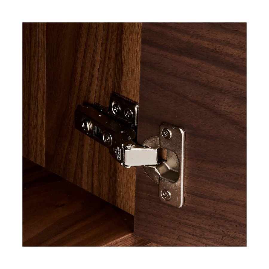 Tokyo Small sknk, m. 3 lger og 3 skuffer - brun valnd (155x45)