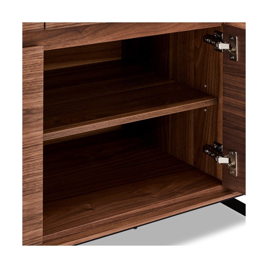 Tokyo Small sknk, m. 3 lger og 3 skuffer - brun valnd (155x45)