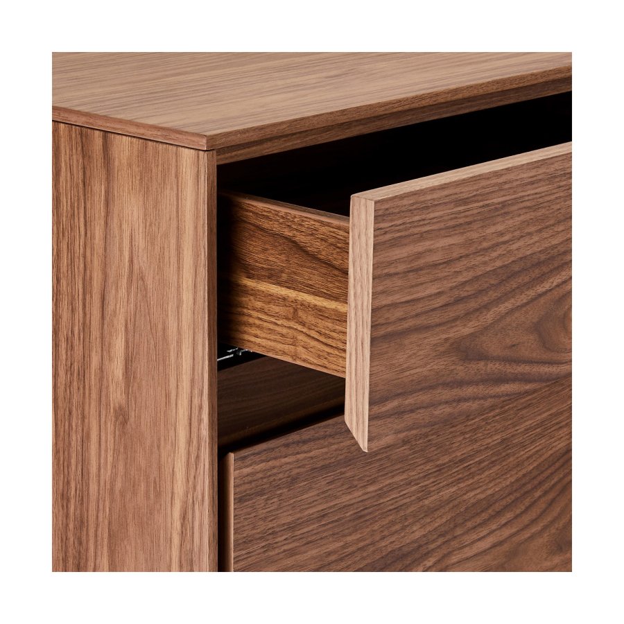 Tokyo Large sknk, m 4 lger og 4 skuffer - brun valnd (205x45)