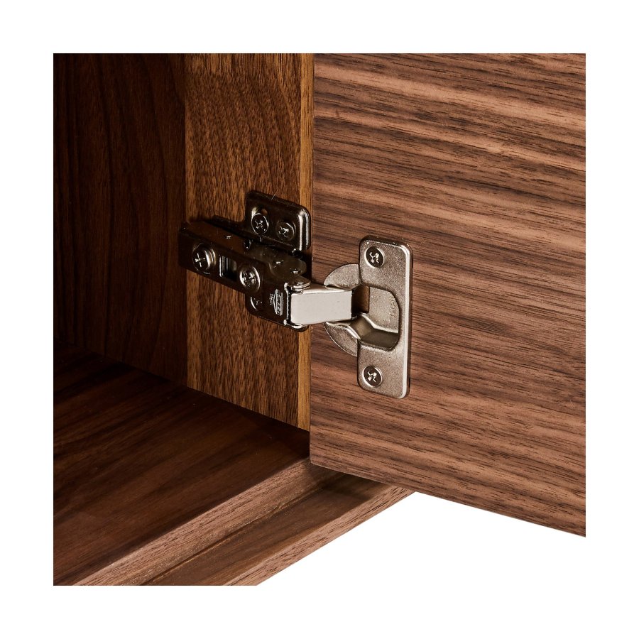 Tokyo Large sknk, m 4 lger og 4 skuffer - brun valnd (205x45)